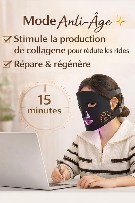 Masque LED visage - Eclat & Peau nette